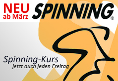 Neu ab März - Spinning Kurs jetzt auch jeden Freitag